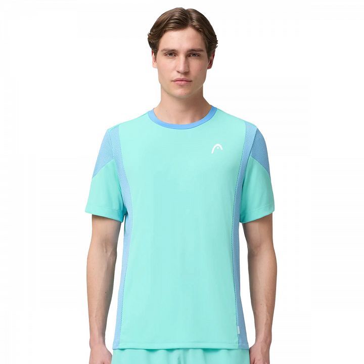 Head Slice T-Shirt Turquoise / Airforce Blue